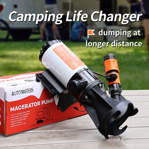 Camper 12V RV Macerator Pump per rimorchio scarico acque reflue pompa per rifiuti portatile e a sgancio rapido per <span class=keywords><strong>barca</strong></span> Marine Caravan - Product Image 6