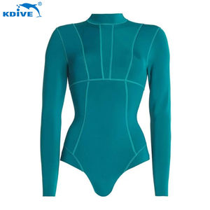 KDIVE Roupa de Mergulho de Manga Longa com Zíper Traseiro de 3mm, Maiô Protetor Solar para Praia - Product Image 3