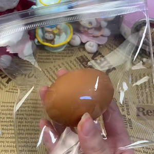 2024 neue Neuheit Spielzeug OEM matschig lebensechte Ei Spielzeug tpr Einweg echte Eierschalen Stress abbau zappeln sensorische Spielzeuge für Kinder - Product Image 2