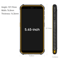 هاتف Ulefone Armor X12 الذكي المتين للاستخدام الخارجي بمعيار IP68 وIP69K، يدعم NFC وشبكات LTE 4G، كاميرا متطورة، شاشة 5.45 بوصة، مقاوم للماء