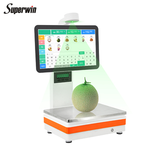 Cân Tiền Mặt Superwin TOP PBX OS2X Quy Mô Máy Tính Tiền Đăng Ký Quy Mô Thép Không Gỉ Trọng Lượng Pan Hệ Thống POS Bảo Vệ Sf400 Quy Mô Nhà Bếp - Product Image 3