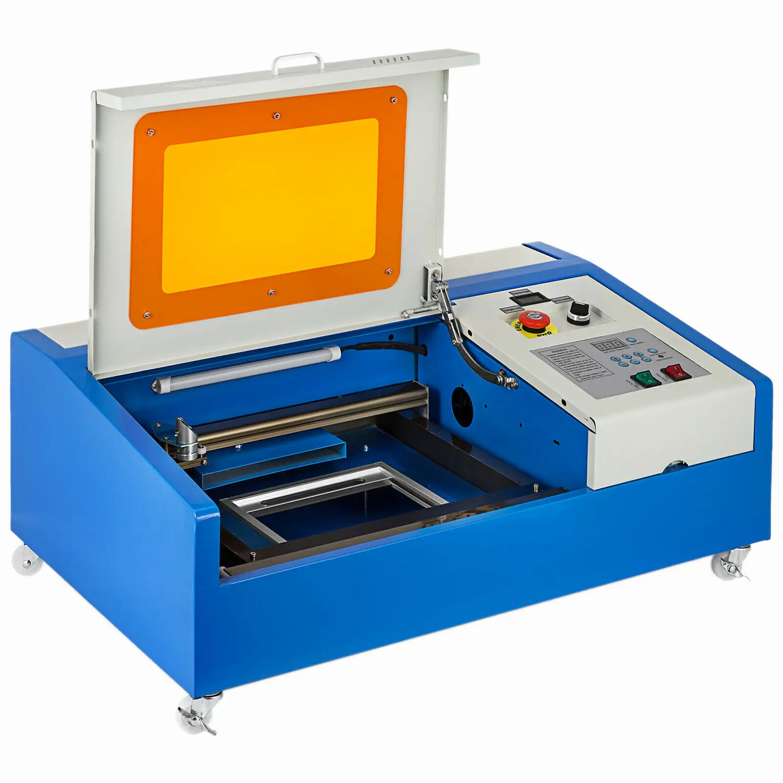 Machine de gravure Laser Portable 40w Co2, tampon en caoutchouc CNC 3020