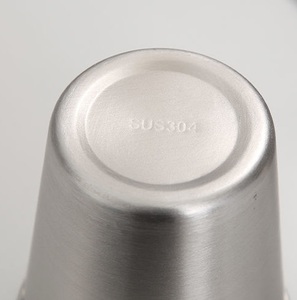 Mug à bière en acier inoxydable 304, portable, pour boissons froides, avec logo personnalisé - Product Image 6