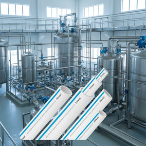 Tubería Ligera de UPVC SCH-40 de 50 mm para Uso Industrial y de Construcción, Resistente a Productos Químicos, a Prueba de Fugas, para Distribución de Agua Caliente/Fría a Alta Presión - Product Image 1