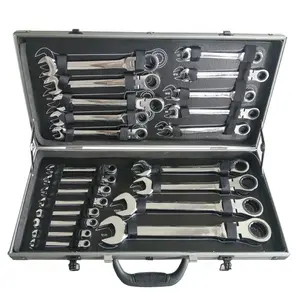 22PCS Professionelle flexible hören Einstellbare Ratsche set mechaniker Werkstatt Werkzeuge