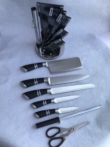 7PCS đa chức năng lớp phủ đá cẩm thạch Chất lượng cao Bộ Quà Tặng bằng thép không gỉ đầu bếp dao công cụ thiết lập - Product Image 6