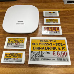 Layar E-Ink 7,5 inci Sistem ESL EAS Supermarket Bluetooth BLE E-Paper E-Ink Label Harga Digital API EPD NFC Label Rak Elektronik - Product Image 4