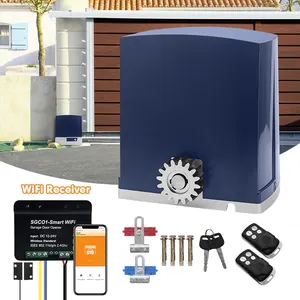 สมาร์ท WiFi 1000 กก. 220V สไลด์อัตโนมัติไฟฟ้าเลื่อนประตูเปิดมอเตอร์พร้อมชั้นวางเกียร์