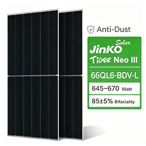 แผงโซลาร์เซลล์แบบโมโนไบเฟเชียล 3.0 N-Type รุ่น 66QL6-BDV-L ป้องกันฝุ่น 645W-670W BIPV MWT HJT สำหรับใช้ในบ้านและเชิงพาณิชย์ - Product Image 6