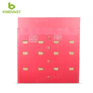 Flexo Print Half <strong>Pallet</strong> Annual Event Trade Show Exhibition Clothes Retail Pop Cardboard <strong>Display</strong> Products for Clothing T-shirt - Product Image 4
