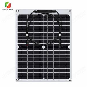 <span class=keywords><strong>Panneau</strong></span> <span class=keywords><strong>solaire</strong></span> flexible ETFE monocristallin transparent translucide 20W pour tuiles de façade BIPV, toitures, balcons et rideaux de verre - Product Image 2