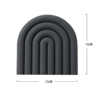 Arc-en-ciel multicolore Silicone tasse à café support sous-verre isolation thermique tapis cuisine salle à manger napperon bol assiette Pad