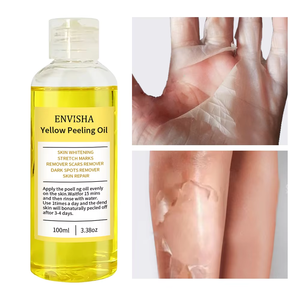 Venta caliente orgánico vegano reparación fuerza nudillos blanqueamiento eliminar la piel muerta exfoliante Anti manchas oscuras ACEITE DE Peeling amarillo - Product Image 2