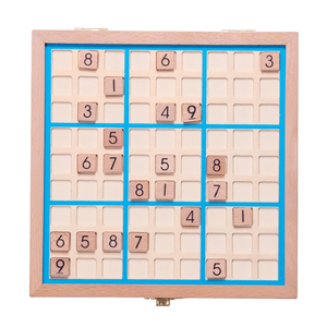 Klassische neue Produkte Hot Sale Nine Palace Holz puzzle Spielzeug Großhandel Kunden spezifische Logik Tischs piele Holz spielzeug Pädagogisch - Product Image 1
