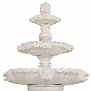 Fuente de Jardín de Mármol Blanco para Exteriores con Figuras Clásicas y Fuente de Agua para Plaza - Product Image 3