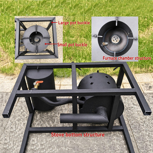 Réchaud de camping portable en acier titane avec souffleur d'air et panneau solaire, brûleur à huile usagée <span class=keywords><strong>pour</strong></span> cuisson, chauffage et dégivrage en extérieur - Product Image 6