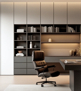 Librería de madera simple moderna, nuevo gabinete de almacenamiento decorativo para uso en el hogar, escuela, hotel o apartamento - Product Image 2