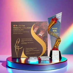 <span class=keywords><strong>Dr</strong></span>. Isolfan Cacaoboter 2026 Klein Hoogwaardig Goedkoop Zwarte Snack Private Label Prebiotische Peptide Collageen Chocolade voor Mannen - Product Image 2