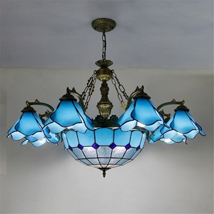 Lustre en or méditerranéen, luminaire suspendu <span class=keywords><strong>LED</strong></span> de luxe pour salon, restaurant, chambre, villa, hôtel, café, <span class=keywords><strong>bar</strong></span> (220V 12 lumières) - Product Image 4