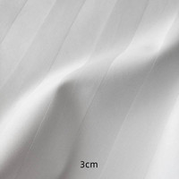 Tissu de literie en coton à fibres longues de haute qualité à bas prix, satin rayé TC330, textile hôtelier