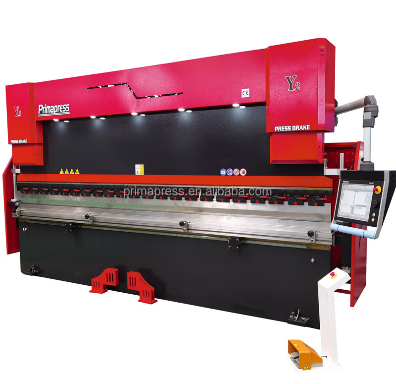 WC67K 63T 2500 CNC hydraulic press brake with E21 NC Control system from primapress