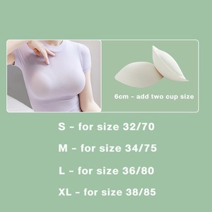 Inserti di alta qualità inserti imbottiti sul petto <span class=keywords><strong>coppe</strong></span> <span class=keywords><strong>Push</strong></span> <span class=keywords><strong>up</strong></span> reggiseni che da donna <span class=keywords><strong>coppe</strong></span> sul petto spugnetta reggiseno - Product Image 6