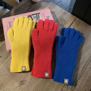 Guanti Invernali Nuovi Caldi in Cotone/Spandex, Lunghezza <span class=keywords><strong>Opera</strong></span>, con Etichetta, per Ragazze, con Dita Aperte per Schermo, Sport all'Aperto e Uso Quotidiano - Product Image 1