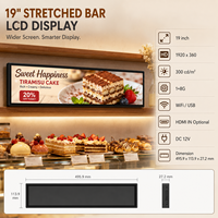 Pantalla LCD Extensible Android Avanzada para Señalización Digital con CMS en la Nube y Control Remoto para Publicidad en Estantes de Comercios Inteligentes