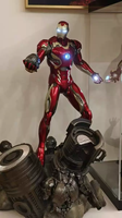 Escultura de Personaje de Marvel 1:4, Adorno Grande Luminoso de Iron Man, Decoración para Cibercafé o Cine