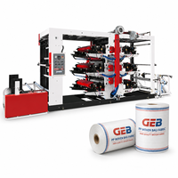 Machine d'impression flexographique automatique haute vitesse 6 couleurs pour film BOPP en rouleau, idéale pour les sacs en PP tissé, les sacs en plastique et les sacs en papier – Nouveauté