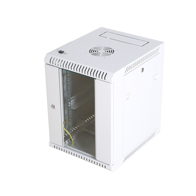 10inch Wall-Mounted Network Server Rack Cabinet 4U-27U Capacity SPCC Steel CE/ROHS/ISO9001 Certified IP20 Protection in Stock