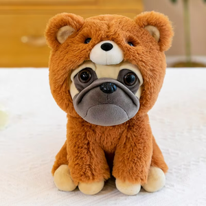 Dessin animé chien poupée <span class=keywords><strong>moche</strong></span> mignon Transformation Simulation chiot enfants en peluche poupée cadeau d'anniversaire - Product Image 3