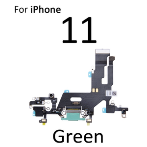 Câble flexible de charge pour <span class=keywords><strong>iPhone</strong></span> <span class=keywords><strong>11</strong></span> Pro Max prise USB connecteur de quai de Port de chargeur avec micro casque prise Audio câble flexible - Product Image 5