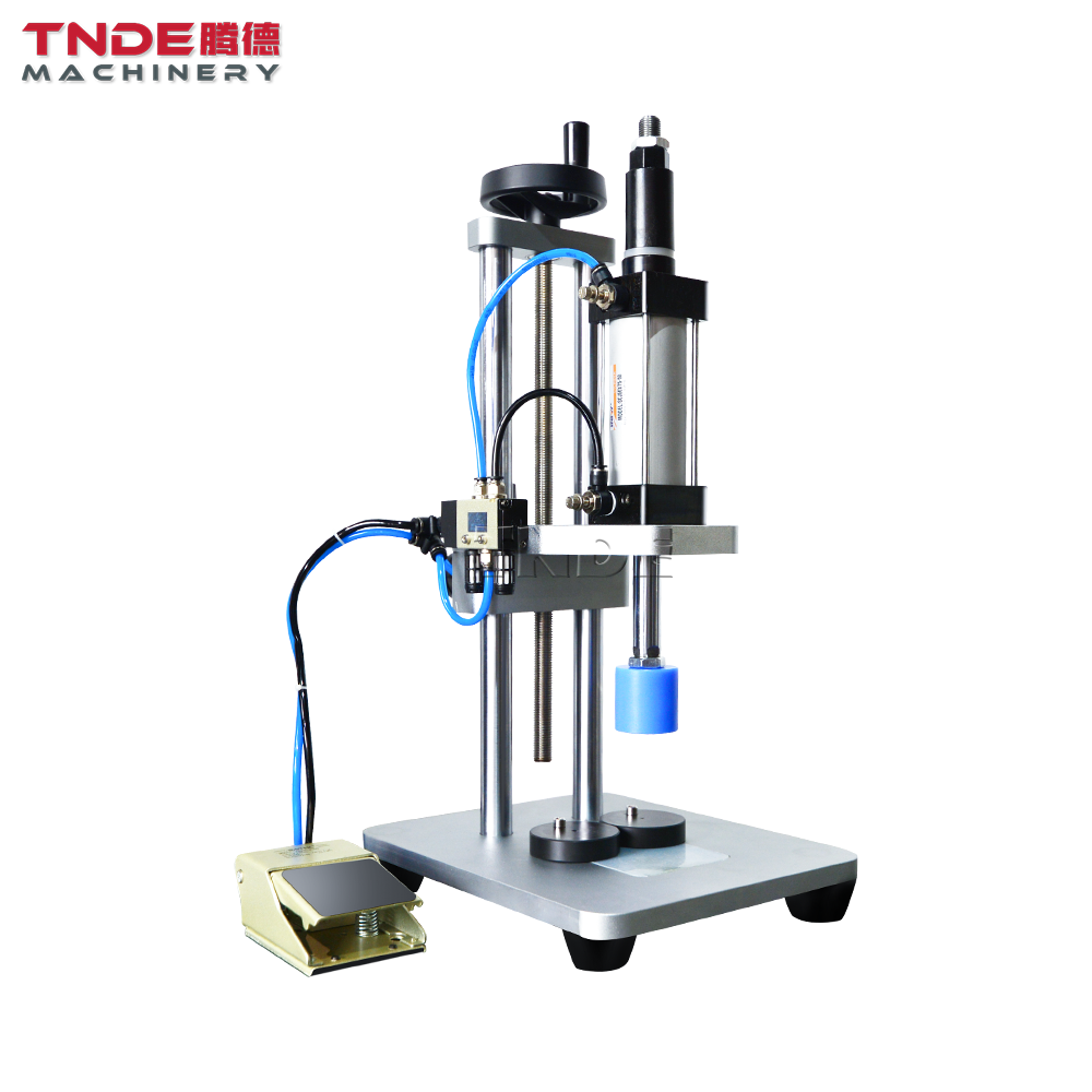 Пневматическая машина для прессования колец для парфюмерного ошейника, средняя машина для укупорки ошейника 20 мм