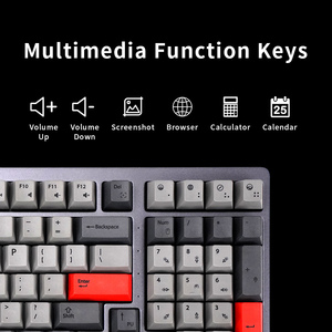 Hot Swappable 96-key Factory Wholesale 2.4G Wired Tri-Mode Gaming <b>Keyboard</b> for Office & Gaming - Product Image 3