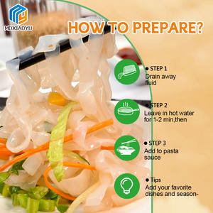 Respuesta rápida de fábrica Envío Halal Low Clories Low Carb 0 Sugar Shirataki Noodles Instant Konjac Fettuccine - Product Image 3