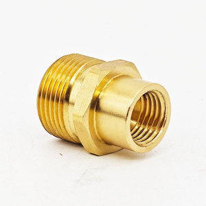Brass Adapter 14x1.5mm To 22x1.5mm For High Pressure Washer Water Gun <b>Car</b> Cleaning <b>Machine</b> Metal Connector - Product Image 2