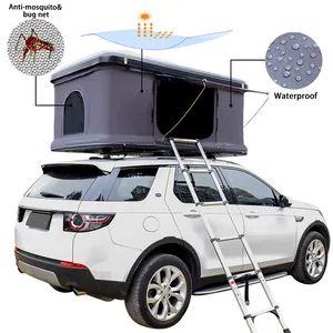 WILDSROF 사용자 정의 로고 캠핑 자동차 하드 쉘 지붕 상단 텐트 2 인 2021 옥상 텐트 청도