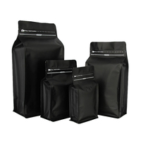 Sachets de café en papier d'aluminium de 2 kg avec pochette debout à fond plat imprimée sur mesure Emballage alimentaire sécurisé