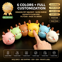 Nouveau produit : Jouet à presser en PU à rebond rapide en 1 seconde, modèle de simulation de petit dragon chinois, vente en gros