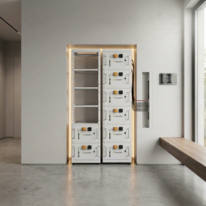Kit de Caja de Batería Lifepo4 de 16 kWh para Almacenamiento de Energía en el Hogar, Carcasa Metálica de 48V con BMS, 280Ah/300Ah, Apilable 8s/16s - Product Image 1