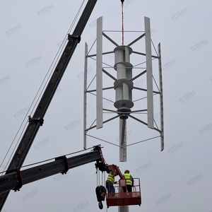 FLYT Nouvelle Énergie 1kw 3kw 5kw 10kw 20kw 30kw 50kw Centrale Éolienne à Axe Vertical Générateur Éolien pour Usage Domestique - Product Image 5