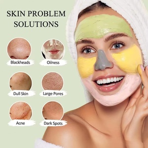 Kit de Mascarilla de Arcilla Personalizable, Mascarilla Facial de Té Verde, Eliminador de Acné y Puntos Negros, Control de Grasa, Cuidado de la Piel - Product Image 2