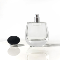 Flacon de parfum en verre de forme unique du fabricant, flacons pulvérisateurs en verre, flacon de parfum de luxe, flacon d'huile essentielle 80 ml