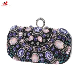 Diamond Sparkling Rhinestone Chain Strap <b>Clutch</b> Purse for Women Luxury Evening Party <b>Wedding</b> Handbag RTS Bulk Mixed Order - Product Image 1