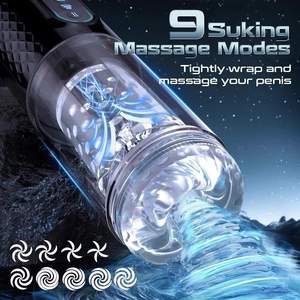 Succhiare rotazione della spinta automatica maschio masturbatore tazza giocattolo del sesso tasca elettrica figa da uomo Stroker macchine strumenti per masturbatore - Product Image 2