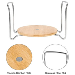 Estante portátil de acero inoxidable para platos, encimera de cocina moderna para manija, organizador, cajón, <span class=keywords><strong>armario</strong></span>, estante, soporte para utensilios, escurridor - Product Image 3