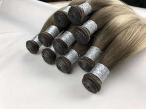 ผมต่อ Genius Weft แบบ Double Drawn สีดำ Butterscotch ดำเข้มแบบลอน Smart - Product Image 6