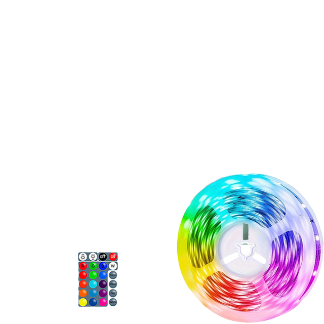 RGB LED Light Strip 5V USB for SMD 5050 Flexible APP Control Color Change IR Remote IP20 TV Backlight