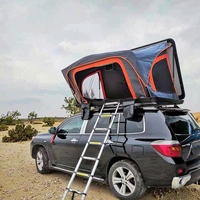 Tente de toit rigide en aluminium LLOYDBERG, imperméable, pour SUV, camion, 4x4, camping hors route, avec échelle